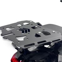 GPR TECH compatível com Zontes 703 F 2025/2026 Placa de encaixe específica Top Case ALPITECH 35-45-55 LT compatível com bagageiro original, aço inox com 4 pontos de ancoragem
