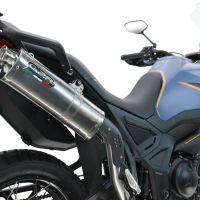 GPR escape compatível com  Zontes 703 F 2025-2026, Trioval, Escape legal, homologado, silenciador com db killer removível e tubo de ligação específico 