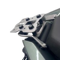 Porta-malas GPR TECH compatível com Zontes 368 G 2025/2026 Rack traseiro específico Top Case ALPITECH 35 - 45 - 55 LT Rack traseiro específico, aço inox com 4 pontos de ancoragem