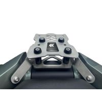 Porta-malas GPR TECH compatível com Zontes 368 G 2025/2026 Rack traseiro específico Top Case ALPITECH 35 - 45 - 55 LT Rack traseiro específico, aço inox com 4 pontos de ancoragem