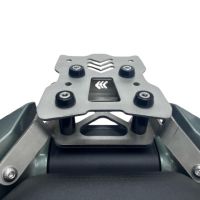 Porta-malas GPR TECH compatível com Zontes 368 G 2025/2026 Rack traseiro específico Top Case ALPITECH 35 - 45 - 55 LT Rack traseiro específico, aço inox com 4 pontos de ancoragem